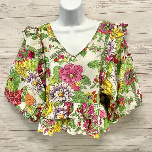 Love The Label Tops - Love The Label Ruffle Reagan Blouse